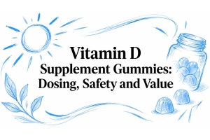 Vitamin D Supplement Gummies: Dosing, Safety and Value