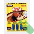 "3 KO Blue New 4800 Herbal Male Enhancement – 3 Pills Pack front view"


