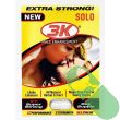 3KO White Solo Extra Strong Male Sexual Enhancement Pill yellow and red label close-up

