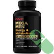GNC Mega Men multivitamin formula designed for metabolism energy and immune support