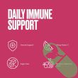 Bulletproof Immune Gummies in raspberry elderberry flavor, sugar-free gummy supplement for adults
