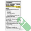 "Natural ingredient label on Genexa Extra Strength Acetaminophen pain relief caplets"



