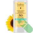 Natural fragrance sunscreen by Babo Botanicals in travel-friendly squeeze tube packaging