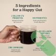 Bulletproof Gut Health Collagen Protein – digestive health blend with zinc carnosine and Fibergum™ shown on label
