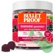Bulletproof Raspberry Elderberry sugar-free gummies with vitamin C, zinc, elderberry and echinacea