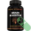 Vital Vitamins Brain Booster supplement bottle for memory and focus support