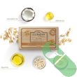 A La Maison French-milled oat milk bar soap with moisturizing formula for hands and body