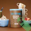 Chocolate flavored collagen peptides supplement by Vital Proteins in powder form