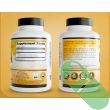NaturaLife Labs Organic Maca supplement facts label with 150 capsules