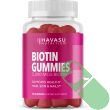 Chewable biotin gummies supplement 10000mcg vitamin B7 for skin hair and nail health