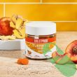 Bulletproof turmeric gummies with ginger root extract and 95% curcuminoids in sugar-free peach ginger flavor.