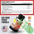 Jadee Natural Boost 90 veggie capsules with fenugreek and kaempferia parviflora