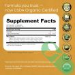 Vegan gluten-free non-GMO maca root capsules with 1900mg per serving