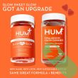 HUM Nutrition vegan skin hydration gummies formulated with low-molecular-weight hyaluronic acid