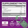 Bottle of 60 elderberry gummies with vitamins