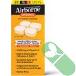 "Airborne Citrus Chewable Tablets packaging showcasing immune support benefits"

