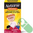"Airborne 64 count citrus chewable immune tablets packaging and directions for use"

