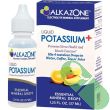 "Alkazone Liquid Potassium Drops bottle for muscle and heart health"

