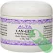 "Alta Health Can-Gest 4 oz powder container with natural digestive aid theme"

