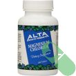 "Alta Health Magnesium Chloride Tablets Unflavored 100 count bottle front label"


