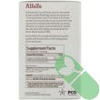 "Alvita Organic Herbal Alfalfa Tea box side view showing product details"

