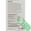 "Close-up of Alvita Organic Senna Tea bag and organic certification label"

