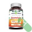 Boost digestive health with Amazing Formulas Bromelain, a 500mg natural pineapple enzyme tablet for improved wellness.