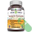 "Amazing Formulas Turmeric Curcumin Bioperine 1500 mg 180 veggie capsules bottle front label"

