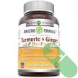 "Ingredients list of Amazing Formulas Turmeric & Ginger with BioPerine"

