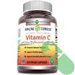 "Side angle of Amazing Formulas Vitamin C 1000 mg with Citrus Bioflavonoids & Rose Hips bottle showing label details"


