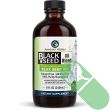 "Amazing Herbs Black Seed & Flax Seed Oil Blend 8 oz bottle with non-GMO label"

