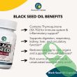 "Amazing Herbs Black Seed Whole Spectrum Original Plain 100 Veggie Caps container with Halal certification label"

