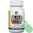 "Amazing Herbs Black Seed Whole Spectrum Original Plain 100 Veggie Caps container with gluten-free label"