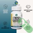 "Back label of Amazing Herbs Whole Spectrum Black Seed Ultimate 100 Veggie Caps showing supplement facts and warnings"

