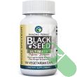 "Amazing Herbs Whole Spectrum Black Seed Ultimate 100 Veggie Caps container with non-GMO label"


