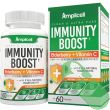 Amplicell Immunity Boost 60 caps in white bottle with antioxidant ingredients for immune support


