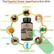 Unlock the benefits of Vitamin A and B12-rich beef liver with these capsules, promoting enhanced energy and immune health.