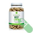 Jar of Antler Farms Beef Liver Capsules containing 180 capsules with pure New Zealand beef liver for optimal health and vitality.