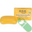 MSM Soap Bar with natural ingredients, At Last Naturals, moisturizes and cleanses, gentle for all skin types

