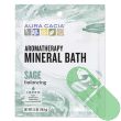 "Powdered mineral bath soak in scoop from Aura Cacia Aromatherapy Mineral Bath"

