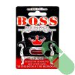 The BOSS Male Energizer pack, prominently displaying its fast-acting capabilities and strength enhancement for men.