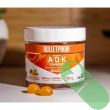 Close-up of Bulletproof Daily Vitamins A+D+K Gummies – orange-strawberry flavored, sugar-free chewables for wellness
