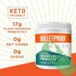 Close-up of Bulletproof Innerfuel Prebiotic keto-friendly supplement nutritional facts panel

