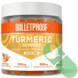 "Bulletproof Turmeric Gummies, key anti-inflammatory ingredients like turmeric, ginger, and dietary fiber."

