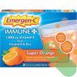 "Supplement facts panel showing nutrition details for Emergen-C Immune Plus 1000mg Vitamin C Powder Mix Super Orange"

