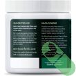"Close-up of Gaia Herbs Maca Powder – fine, light brown powder texture"

