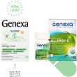 "Close-up of Genexa Allergy Care chewable tablets with organic acai berry flavor"

