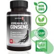 "Label of GeumHeuk Korean Black Panax Ginseng highlighting Non-GMO and high absorption features"

