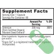 "Close-up of Global Healing Vegan Selenium supplement bottle showing capsule count"

