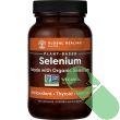 "Global Healing Vegan Selenium capsules in clear plant-based capsules"

